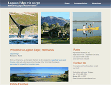 Tablet Screenshot of hermanus-lagoon-accomm.co.za